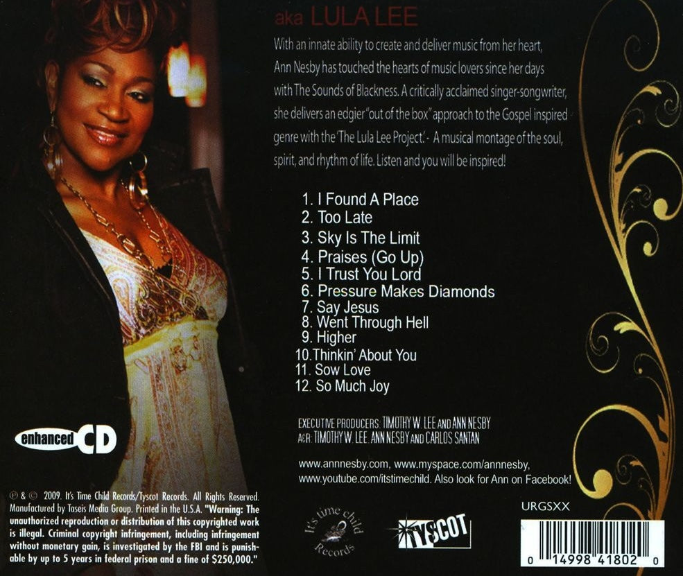 The Lula Lee Project Back Cover